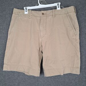Polo Ralph Lauren Shorts Mens 38 Khaki Drawstring Elastic Waist Casual